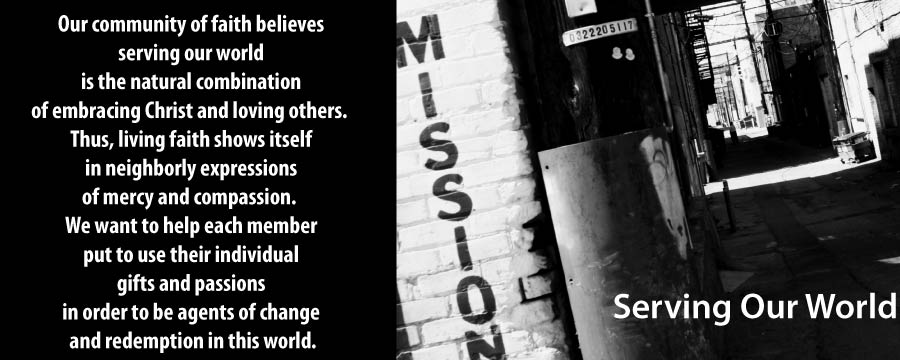 Serving Our World Core Value